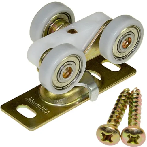 Johnson Hardware White Nylon/Rubber Door Hanger Kit