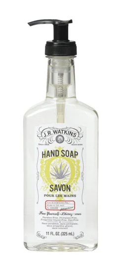 J.R. Watkins Aloe and Green Tea Scent Liquid Hand Soap 11 (Pack of 6)