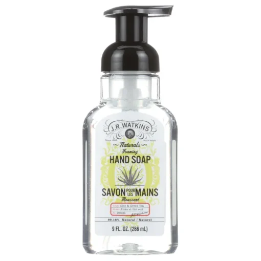 J.R. Watkins Aloe and Green Tea Scent Foam Hand Soap 9 (Pack of 6)