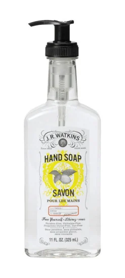 J.R. Watkins Lemon Scent Liquid Hand Soap 11 (Pack of 6)
