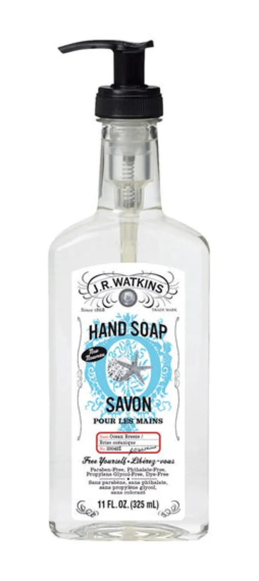 J.R. Watkins Ocean Breeze Scent Liquid Hand Soap 11 (Pack of 6)