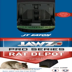 JT Eaton JAWZ Pro Series Small Covered Animal Trap For Mice 1 pk