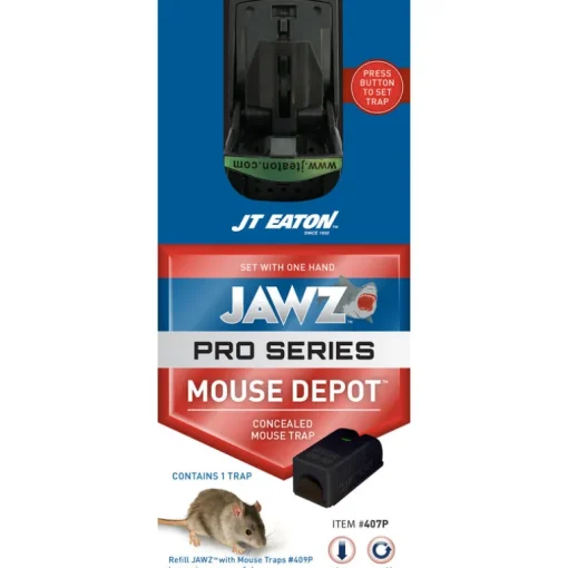 JT Eaton JAWZ Pro Series Small Covered Animal Trap For Mice 1 pk