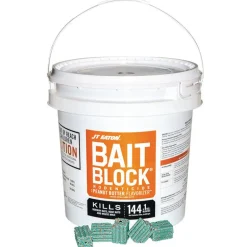 JT Eaton Toxic Peanut Butter-Flavored Rodenticide Bait Blocks For Mice and Rats 1 oz 144 pk