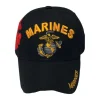 JWM Logo Baseball Cap Black One Size Fits All (Pack of 6)