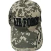 JWM Logo Baseball Cap Digital Camouflage One Size Fits All (Pack of 6)