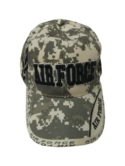 JWM Logo Baseball Cap Digital Camouflage One Size Fits All (Pack of 6)