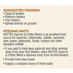 Kaytee Assorted Species Corn Squirrel and Critter Food 10 lbs. Capacity