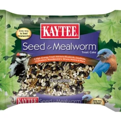 Kaytee Assorted Species Seed and Mealworm Seed Cake 1.4 lb