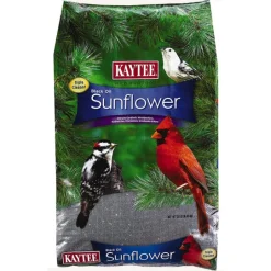 Kaytee Black Oil Sunflower Assorted Species Black Oil Sunflower Wild Bird Food Black Oil Sunflower Seed