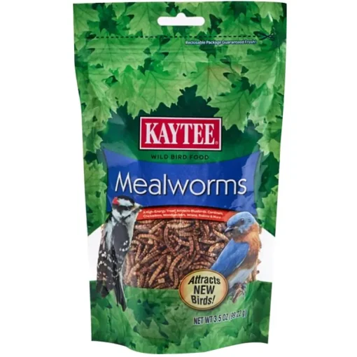 Kaytee Robin Wild Bird Food Dried Mealworm 3.5 oz. (Pack of 6)