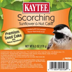 Kaytee Scorching Sunflower & Nut Cake 6.3 Ounces (Pack of 12)