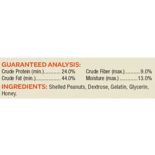 Kaytee Songbird Shelled Peanuts Peanut Cake 2.68 lb