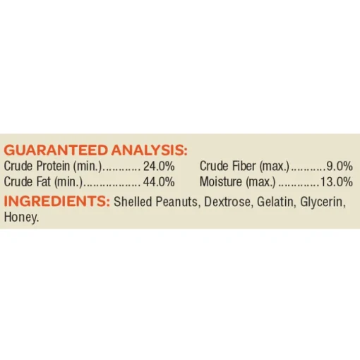 Kaytee Songbird Shelled Peanuts Peanut Cake 2.68 lb