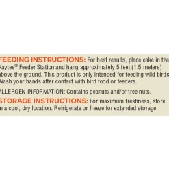 Kaytee Songbird Shelled Peanuts Peanut Cake 2.68 lb