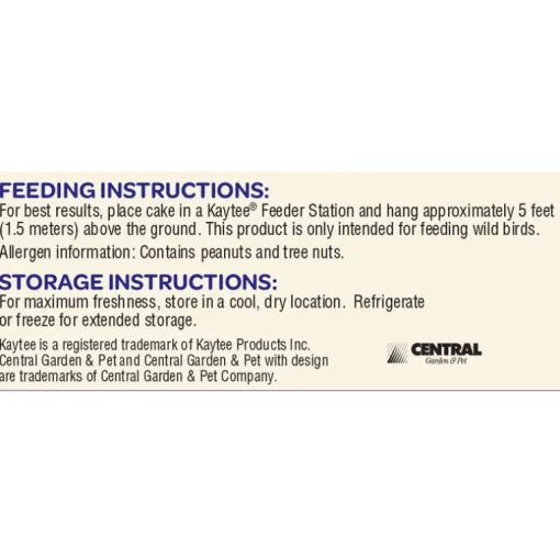 Kaytee Woodpecker Sunflower Seed Cake 1.85 lb