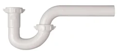 Keeney 1-1/2 in. Slip mount X 1-1/2 in. D Slip Plastic J-Bend 1 pk