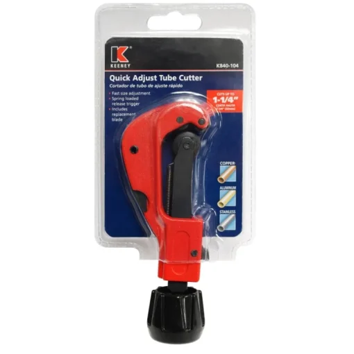 Keeney 1-1/4 Tube Cutter Red 1 pk (Pack of 6)