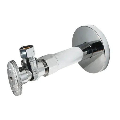 Keeney Chrome Plated Flange and Tube 1/2 in. for PEX, CPVC & Copper