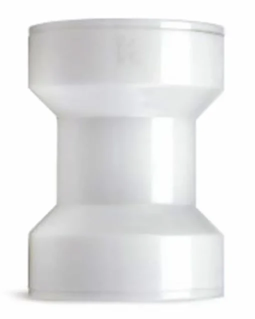 Keeney Insta-Plumb 1-1/2 in. Dia. White Plastic Straight Coupling