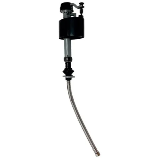 Keeney Secure Connect Adjustable Fill Valve Black/Gray Plastic For Universal