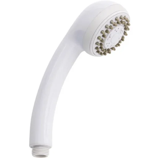 Keeney Stylewise White Plastic 3 settings Handheld Showerhead 1.8 gpm