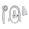 Keeney Stylewise White Plastic 3 settings Showerhead Combo 1.8 gpm