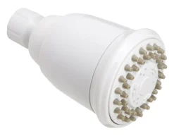 Keeney White Plastic 3 settings Showerhead 1.8 gpm