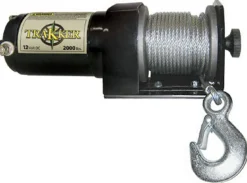 Keeper 50 ft. 2000 lb 1 HP Permanent Magnet Electric Automotive Winch