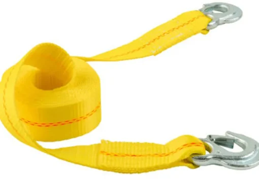 Keeper 2 in. W X 15 ft. L Yellow Tow Strap 5000 lb 1 pk