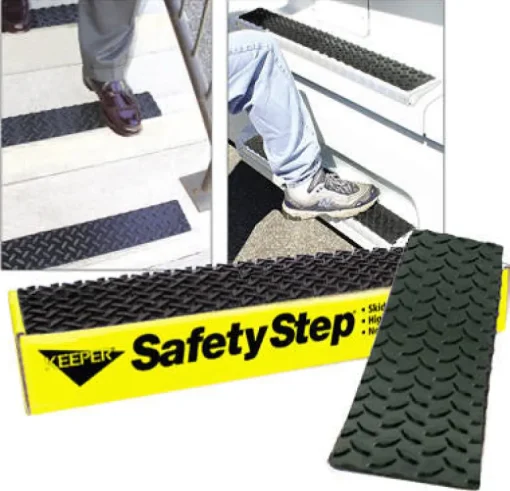 Keeper 4 in. W x 17 in. L Rubber Safety Step Thread Strip