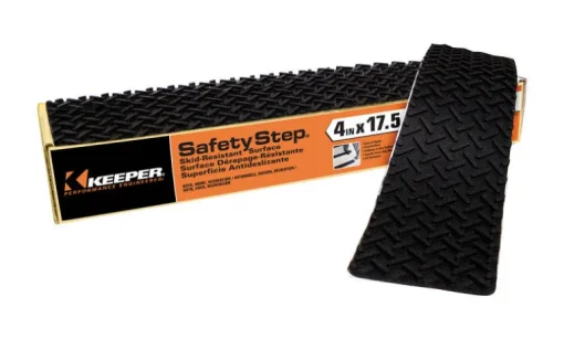 Keeper 4 in. W x 17 in. L Rubber Safety Step Thread Strip