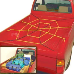 Keeper Black/Yellow Adjustable Cargo Net 47 in. L X 0.14 in. 1 pk