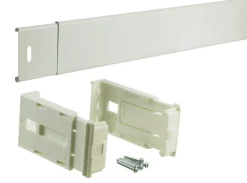 Kenney Baked Enamel White Curtain Rod 28 in. L X 48 in. L