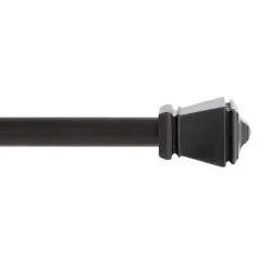 Kenney Black Amelia Cafe Rod 28 in. L X 48 in. L