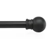 Kenney Black Fiona Cafe Rod 48 in. L X 84 in. L
