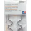 Kenney Chrome Silver Steel Curtain Rod Support Hook 3-1/2 in.