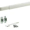 Kenney Enamel White Curtain Rod 48 in. L X 86 in. L