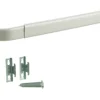 Kenney Enamel White Curtain Rod 28 in. L X 48 in. L