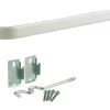 Kenney Enamel White Curtain Rod 48 in. L X 86 in. L