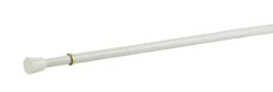 Kenney Enamel White Tension Rod 28 in. L X 48 in. L