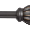 Kenney Fast Fit Oil Rubbed Bronze Bailey Curtain Rod 66 in. L X 120 in. L
