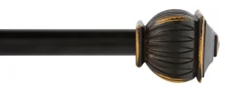 Kenney Oil Rubbed Bronze Beckett Cafe Curtain Rod 28 in. L X 48 in. L