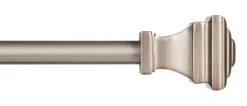 Kenney Oil Rubbed Pewter Fast Fit Milton Curtain Rod 36 in. L X 66 in. L