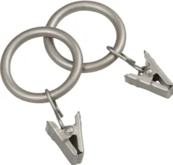 Kenney Pewter Gray Clip Ring 5/8 in. L X 3/4 in. L