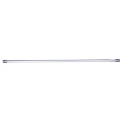Kenney Silver Carlisle Tension Rod 28 in. L X 48 in. L