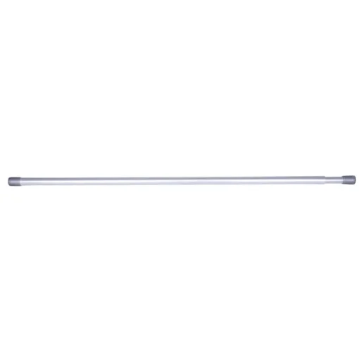 Kenney Silver Carlisle Tension Rod 28 in. L X 48 in. L