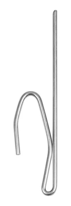 Kenney Silver Pin On Hook 3 in. L