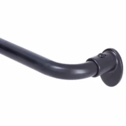 Kenney Sun Zero Black Room Darkening Curtain Rod 28 in. L X 48 in. L