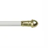 Kenney White Dresden Cafe Rod 28 in. L X 48 in. L